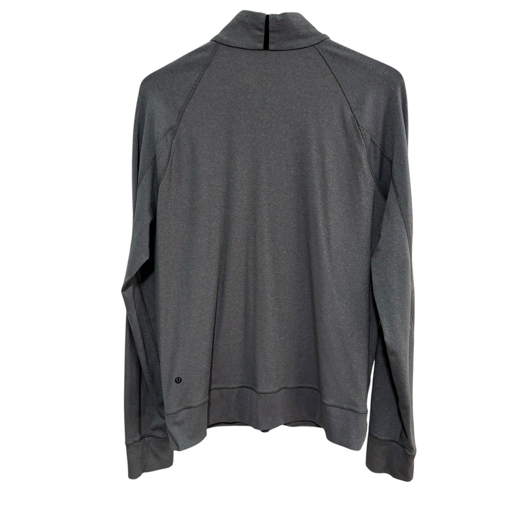 Lululemon Shift Track Jacket Men's XL Gray Full Zip Stretch Active Gym 23 x 28 - Picture 2 of 9